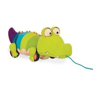 Krokodíl na ťahanie za šnúrku Waggle-a-long hračka na kolieskach b.toys