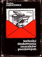 Techniki drukowania znaczków pocztowych Jakucewicz twarda oprawa stan BDB-