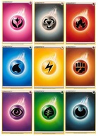 Energetické karty Pokemon / Energy / Energie |2020| 9 kusov vrátane fairy UNIKAT