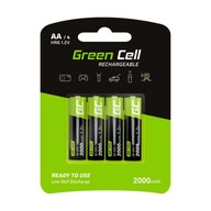 GREEN CELL AKUMULÁTORY TYČINKY 4X AA R6 2000MAH