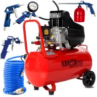 KOMPRESSZOR 50l OLAJOS 9 BAR LEVEGŐ FESTŐ KÉSZLET 230V