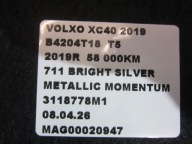 VOLVO XC40 XC 40 right boot upholstery right 31484937