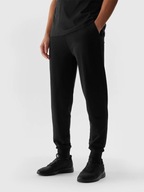Spodnie dresowe męskie 4F czarne - 4FWSS24TTROM603