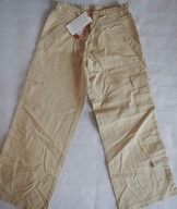 Spodnie bojówki szerokie nogawki 170 XXS/XS