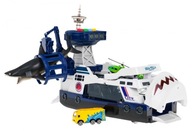 Interaktívna policajná loď pre deti 3 Príslušenstvo žralok auto vrtuľník