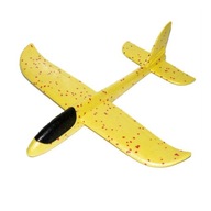 Plachtiace lietadlo z polystyrénu 8LED 48x47cm žltá