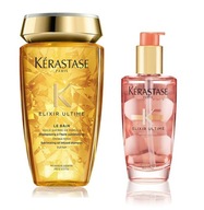 KERASTASE ELIXIR ULTIME SZAMPON 250 + ELIXIR ULTIME BRILLIANCE OLEJEK 100