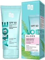 AA ALOE Hydratačný krém SPF 50 kyselina hyalurónová vitamín E aloe vera