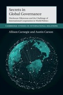 Secrets in Global Governance ALLISON (COLUMBIA UNIVERSITY CARNEGIE