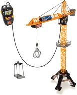 Turbo Dźwig Mega Crane Dickie Toys, Żuraw 120cm sterowany radiem SUPER