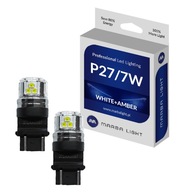 Żarówki P27/7W LED BIAŁO-POMAR ZAMIENNIK USA 3157