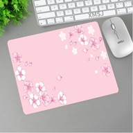 Piękne kwiaty mała podkładka pod mysz czarna Sakura Laptop akcesoria do
