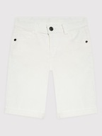 GUESS Szorty jeansowe L1RD03 WE620 Biały Regular Fit