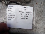 Fiat Doblo e computer, Centralina 51805371 MJD6F3.D4 71600.200.00