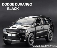 Čierna No Box1: 36 Dodge Durango stop Diecast Toy Car Modely Vozidlá Simula