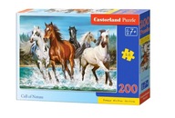 PUZZLE OBRAZ ZWIERZĘTA KONIE MUSTANG 200 CASTOR 9+