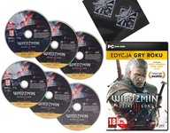 WIEDŹMIN III DZIKI GON EDYCJA GRY ROKU PC PŁYTY DVD PUDEŁKO + WLEPY