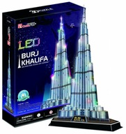 3D LED puzzle Burdž Chalífa 136 dielikov. 20508 DANTE p12 CubicFun