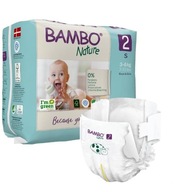 Bambo Pieluszki Nature 2 mini 3-6 kg 30 szt. Ponieważ Ci zależy