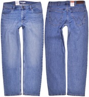 WRANGLER spodnie regular BLUE jeans STRAIGHT _ W30 L30