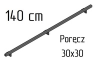 Poręcz ścienna naścienna stalowa SB-26/5 30x30 140cm zewnętrzna ocynkowana
