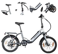 Elektrický mestský bicykel 20 Kotúčový Mládežnícky 250W Asistenčný 100km