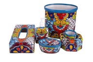 Kúpeľňová zostava Zdobená keramika - Agua