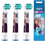 3x Końcówki Braun Oral-B Kraina Lodu Frozen Dla Dzieci do Szczoteczki