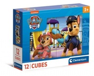 Clementoni Obrázkové kocky 12el Labková patrola PAW PATROL 41194