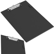 Teczka clipboard podkładka na dokumenty deska z klipem zamykana A4+ czarna
