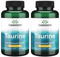 Swanson Taurine - Taurín 500mg Neurotransmiter Srdce Chudnutie 200kaps.