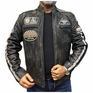 Pánska kožená motorkárska bunda Ramoneska