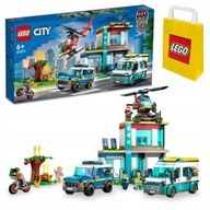 LEGO City Centrum Ratunkowe Straż Policja Szpital Samochód helikopter 60371