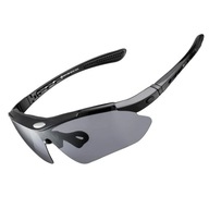 Cyklistické okuliare Rockbros 10003 polarizačné - čierne