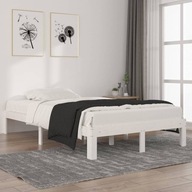 Rama łóżka, biała, lite drewno sosnowe, 120 x 200 cm Lumarko!