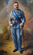 Obraz vlastenecký portrét maršala Józef Piłsudski, Poľsko 60x100cm