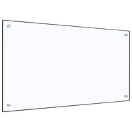 vidaXL Panel ochronny do kuchni, przezroczysty, 90x50 cm, szkło