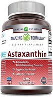 Amazing Formulas Astaxanthin 12mg (Astaxantín), 120 kaps