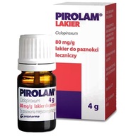 Pirolam 80 mg/ g, lakier do paznokci leczniczy, 4 g