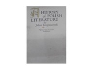 History of Polish Literature - J Krzyżanowski