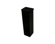 Nastaviteľná nábytková noha čierna pre nábytok 100 mm