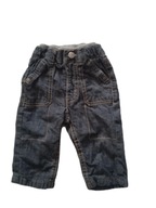 NUTMEG Džínsové nohavice s podšívkou roz 56-62 cm