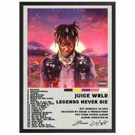 Juice WRLD Legends Never Die Plagát Obrázok s albumom v rámčeku Darček