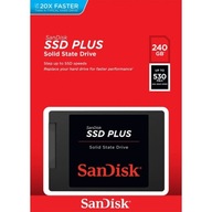 Dysk SSD SanDisk Plus 240GB 2,5" SATA III