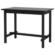 IKEA NORDVIKEN Barový stôl, čierny 140x80x105 cm