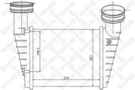 Stellox 10-40158-SX Chladič plniaceho vzduchu
