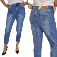 Dámske nohavice Klasické džínsy Zoštíhľujúce trubice