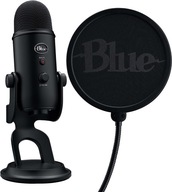 BLUE YETI BLACKOUT + FILTR POP zestaw z oryginalnym filtrem BLUE