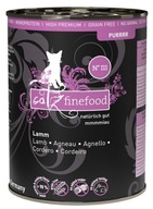 MOKRA KARMA DLA KOTA CATZ FINEFOOD JAGNIĘCINA 400G