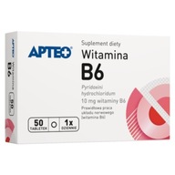 Vitamín B6 10 mg 50 tabliet APTEO